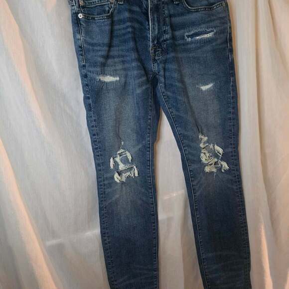 Abercrombie & Fitch Felix Ripped Super Skinny Denim Jeans 30×30 - Picture 1 of 8